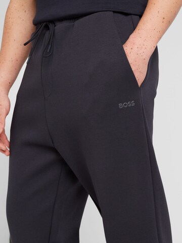 BOSS Tapered Trousers 'Hadiko' in Blue