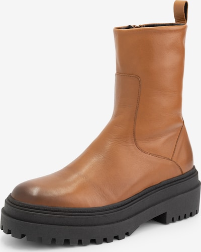 Mysa Bottines 'Hyacinthus' en camel / noir, Vue avec produit