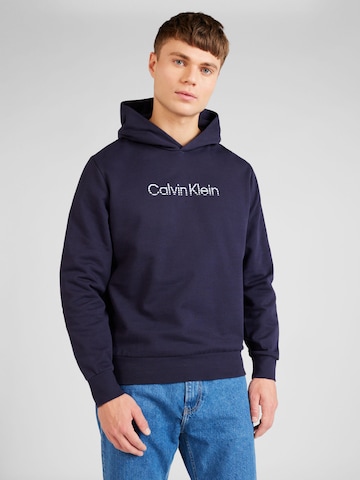 Calvin Klein Mikina – modrá: přední strana