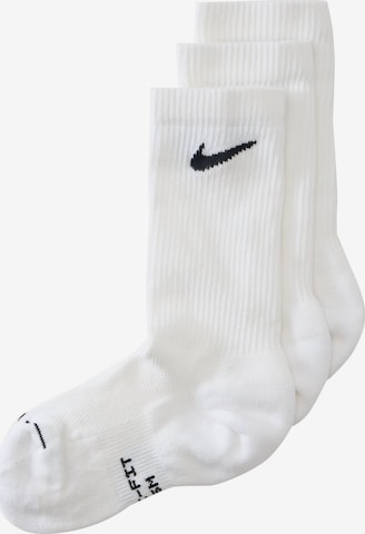 NIKE Athletic Socks 'ED ELVD' in White: front