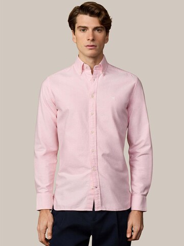 Hackett London Regular Fit Hemd ' HERITAGE' in Pink: Vorderseite