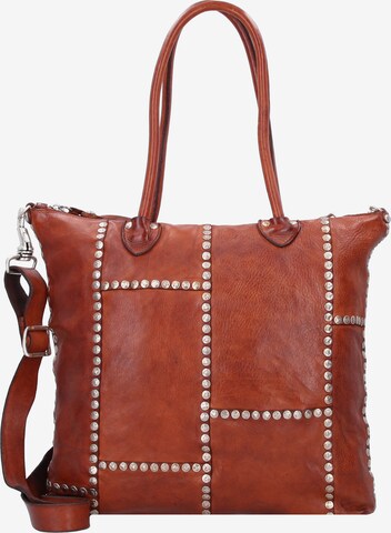 Campomaggi Shoulder Bag 'Virgo' in Brown: front