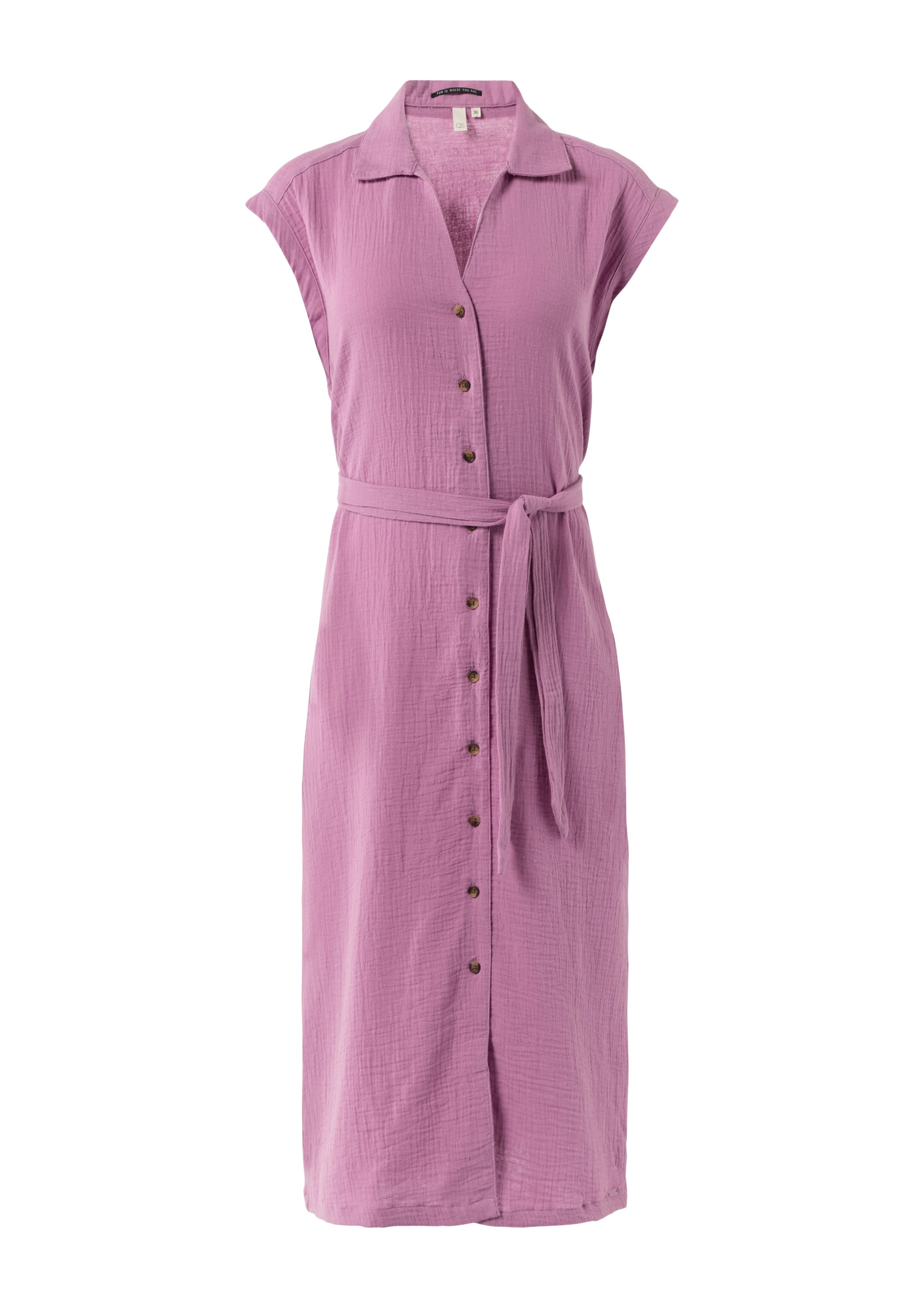 QS Dress in Purple: front