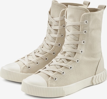 Sneaker alta di LASCANA in beige