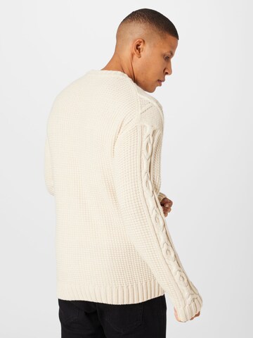 HUGO Red Pullover 'Scablito' in Beige