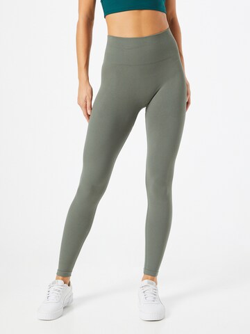 Athlecia Skinny Workout Pants 'Balance' in Green