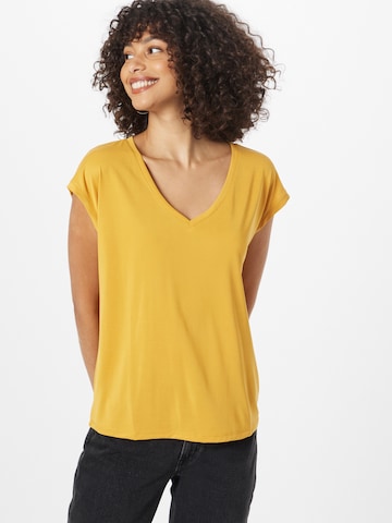 VERO MODA - Camiseta 'FILLI' en amarillo: frente