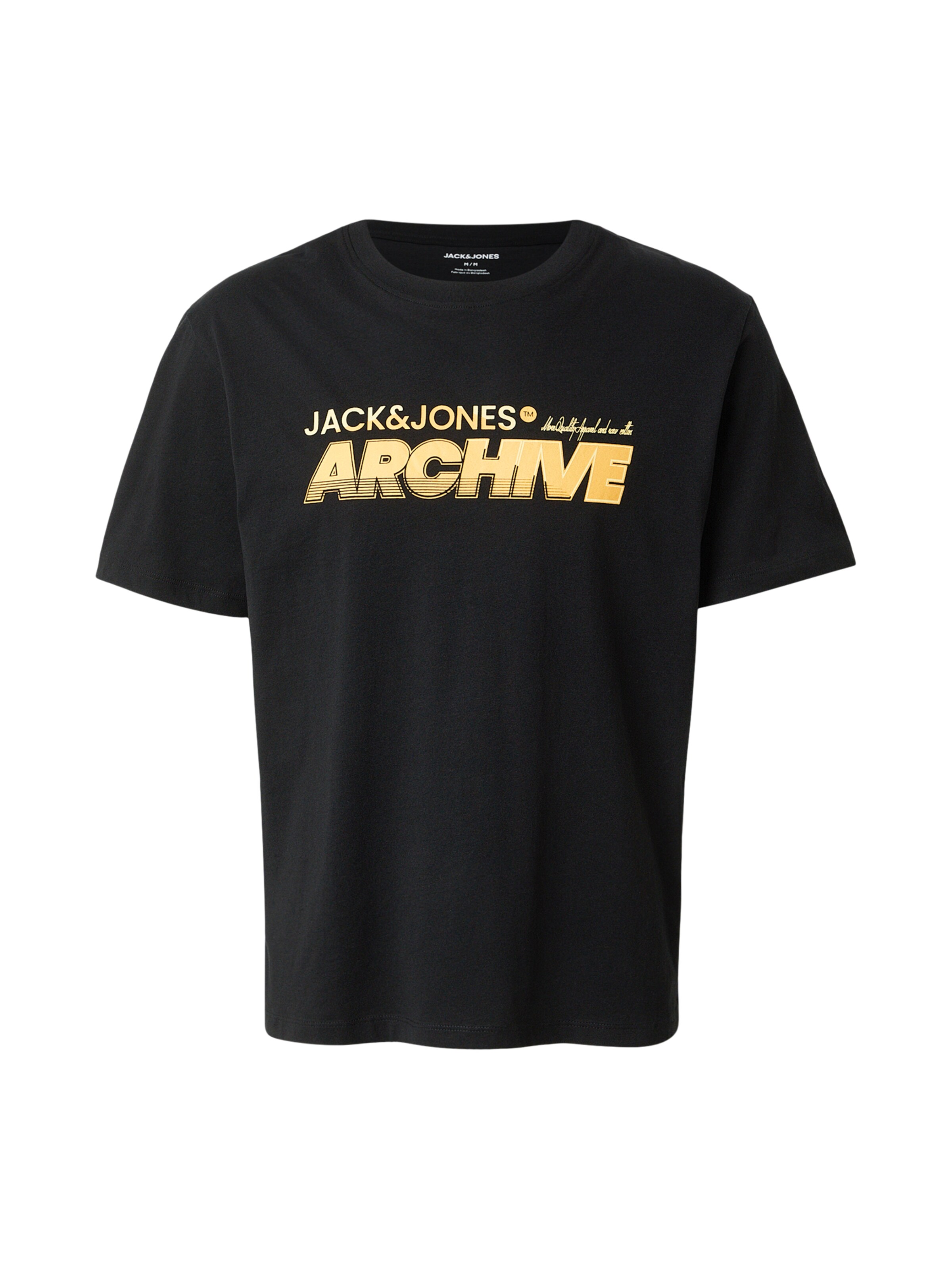 JACK & JONESMajica 'JJBRAT' - crna boja: prednji dio