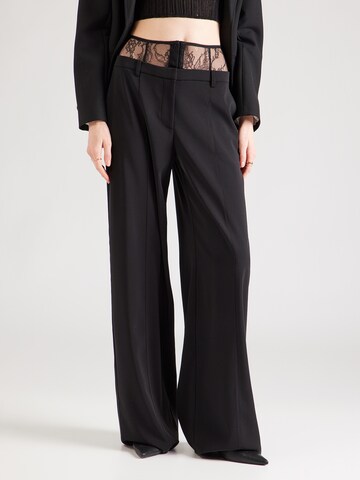 PATRIZIA PEPE Wide leg Broek in Zwart: voorkant