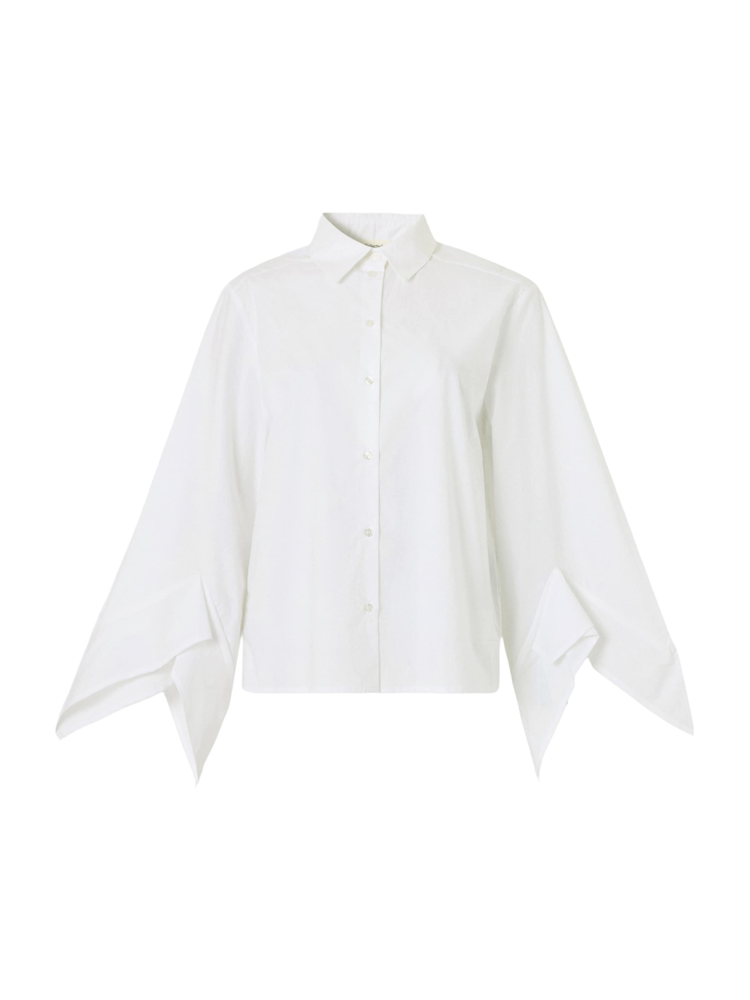 SELECTEDBluza 'SLFDELIA' - bijela boja: prednji dio