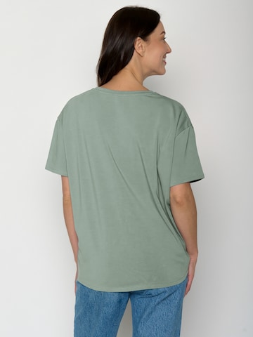 GREENBOMB Oversized shirt 'Feel' in Green
