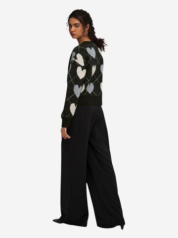 ONLY Gebreid vest 'Onlritu Ls O-Neck Jaq Cardigan Knt 15384843' in Zwart