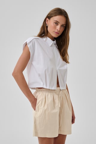 My Essential Wardrobe - Blusa 'MWSunna' en blanco: frente