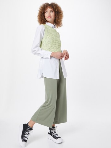 Monki Wide Leg Hose in Grün