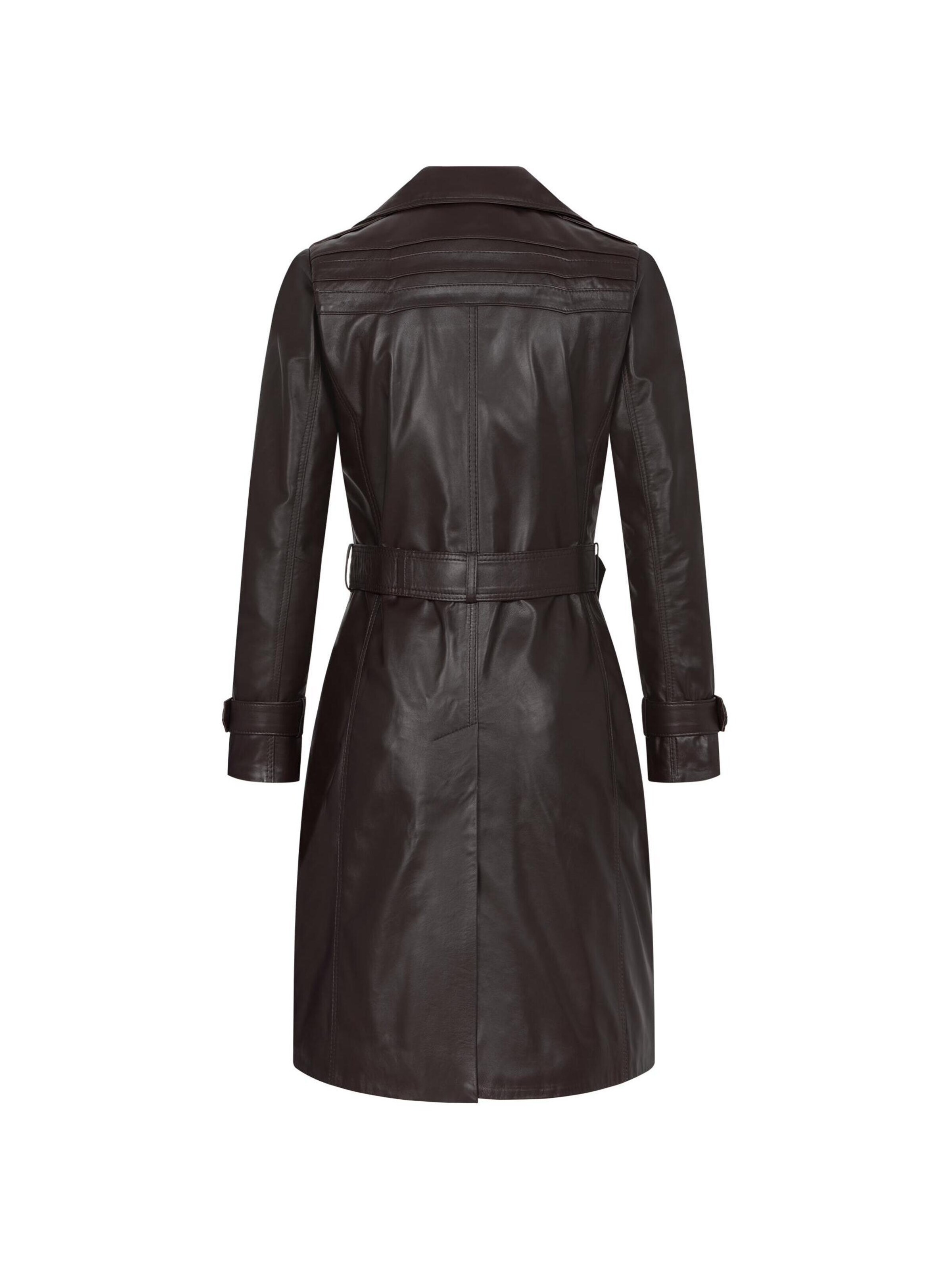 Mouflon Between-Seasons Coat 'Camila' in Brown