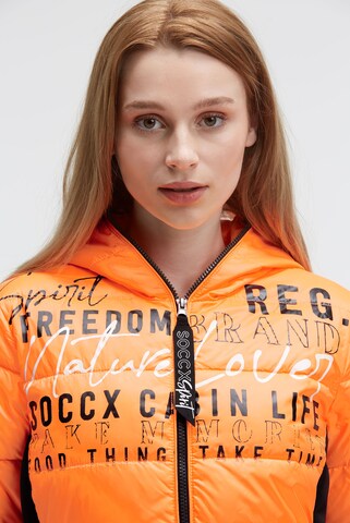 Soccx Winter Jacket in Orange