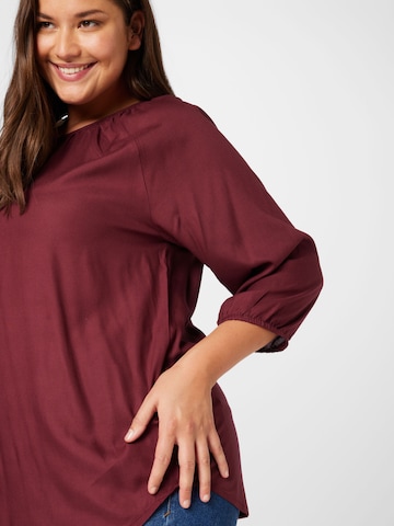 ABOUT YOU Curvy Blouse 'Talea' in Red
