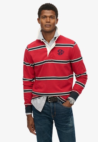 T-Shirt Superdry en rouge : devant