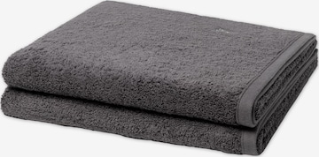 ROSS Handtuch 'Vita' in Grau: Vorderseite
