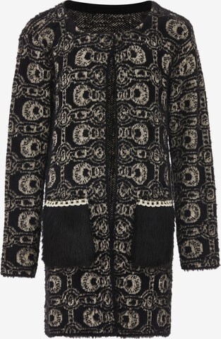 Cardigan faina en noir : devant