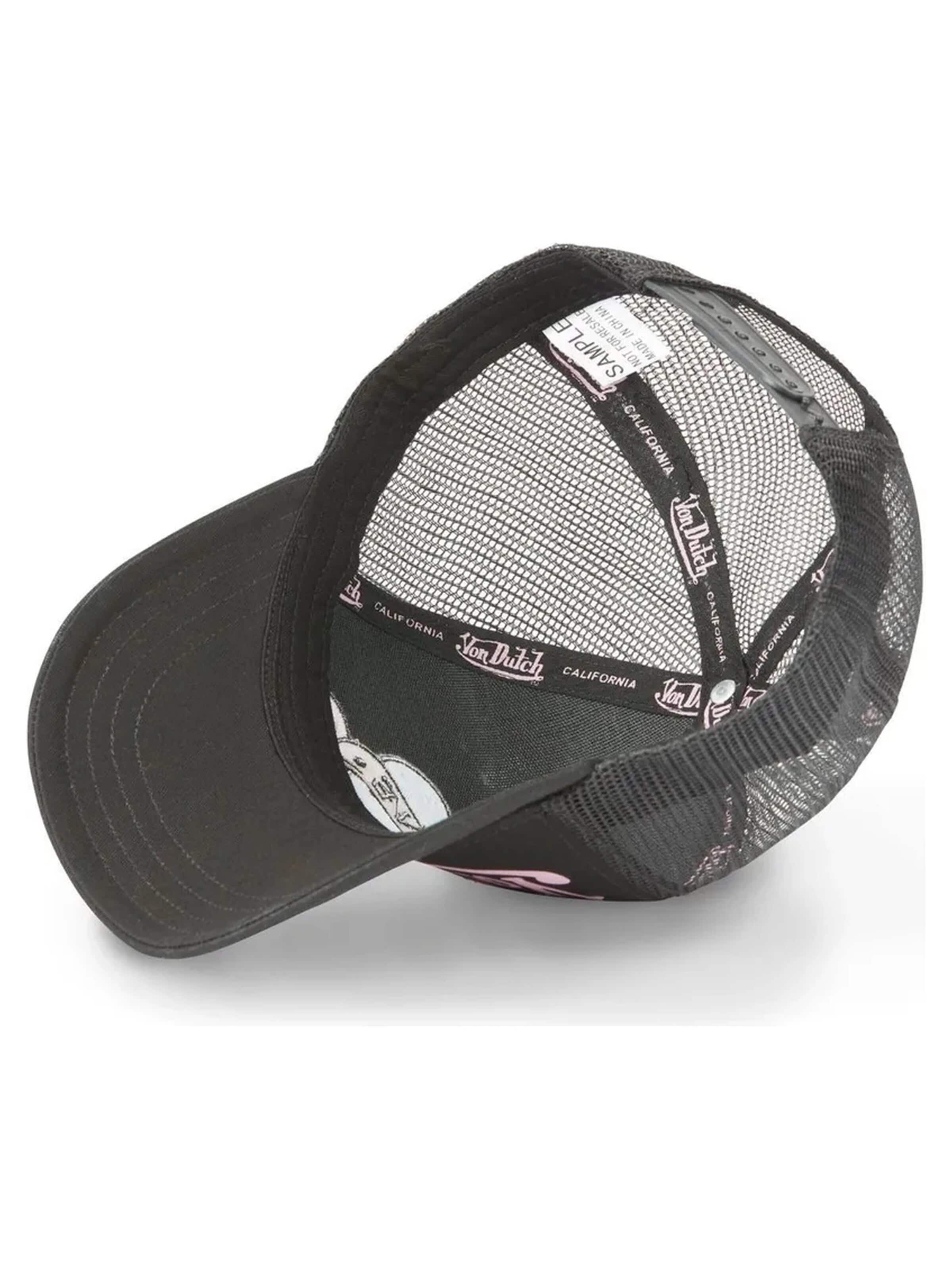 Von Dutch Kšiltovka 'Gorra von dutch negra lovu nr trucker cap' – černá
