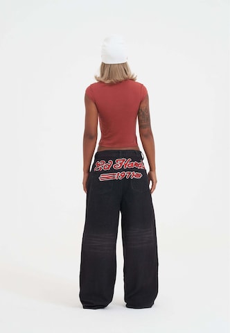 Ed Hardy T-Shirt 'Schmetterlings' in Rot