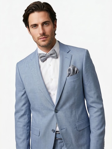Real Guys Set Fliege mit Einstecktuch in Blau: Vorderseite