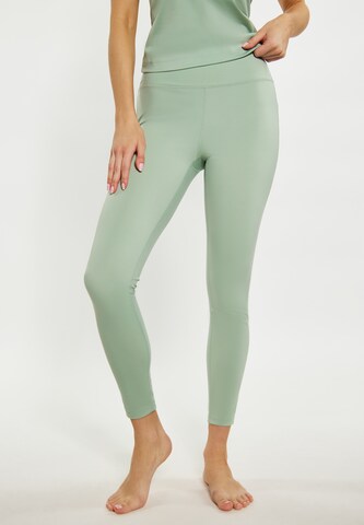 IZIA Skinny Leggings in Groen: voorkant