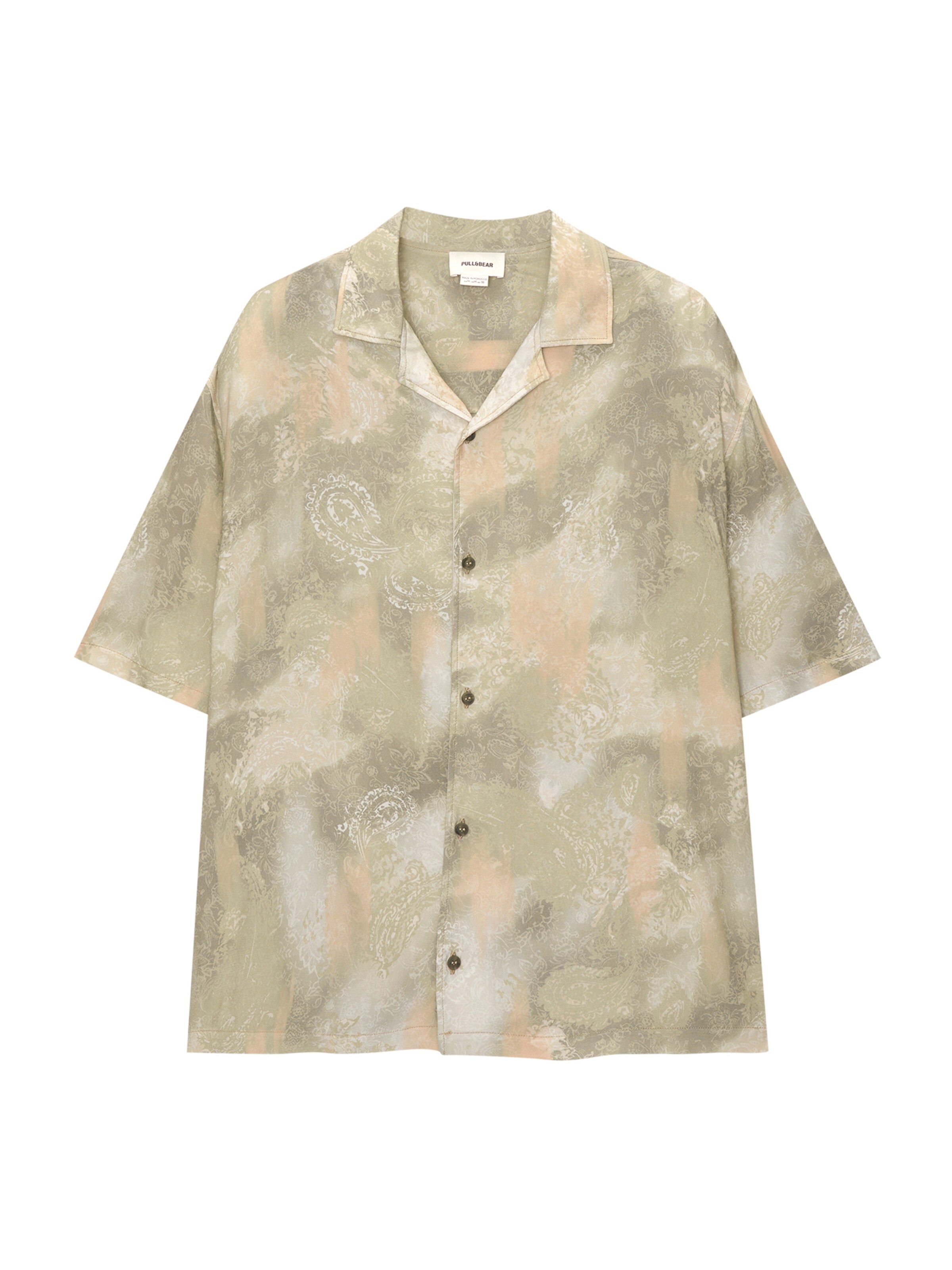 Pull&Bear Comfort fit Ing - zöld: elől