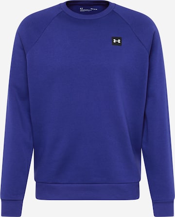 UNDER ARMOUR Sports sweatshirt 'Rival' in Blue: front