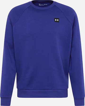 UNDER ARMOUR - Sweatshirt de desporto 'Rival' em azul: frente