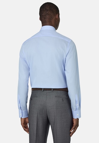 Coupe slim Chemise Boggi Milano en bleu