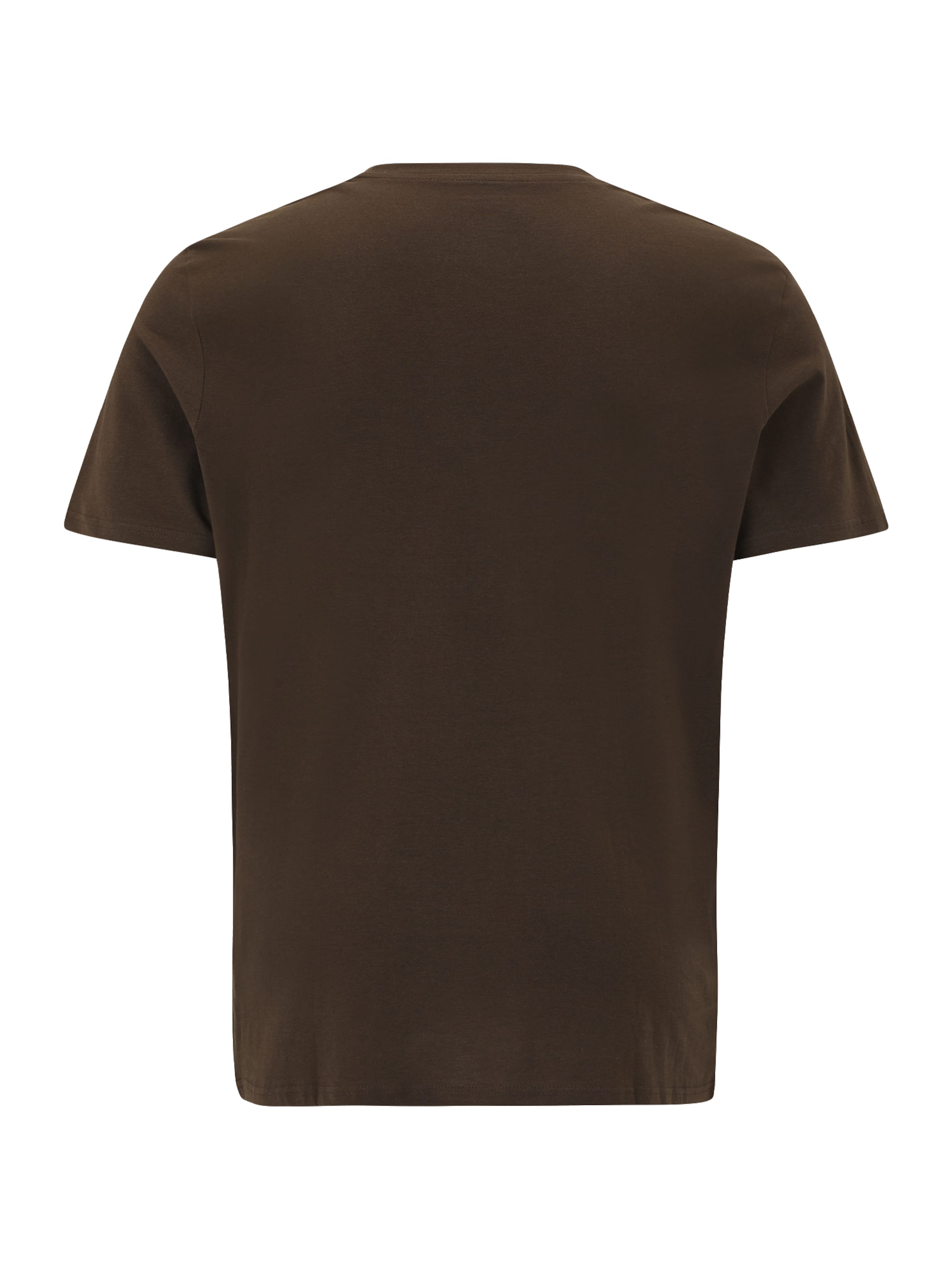 Jack & Jones Plus Футболка 'JJESTAR' в Коричневый