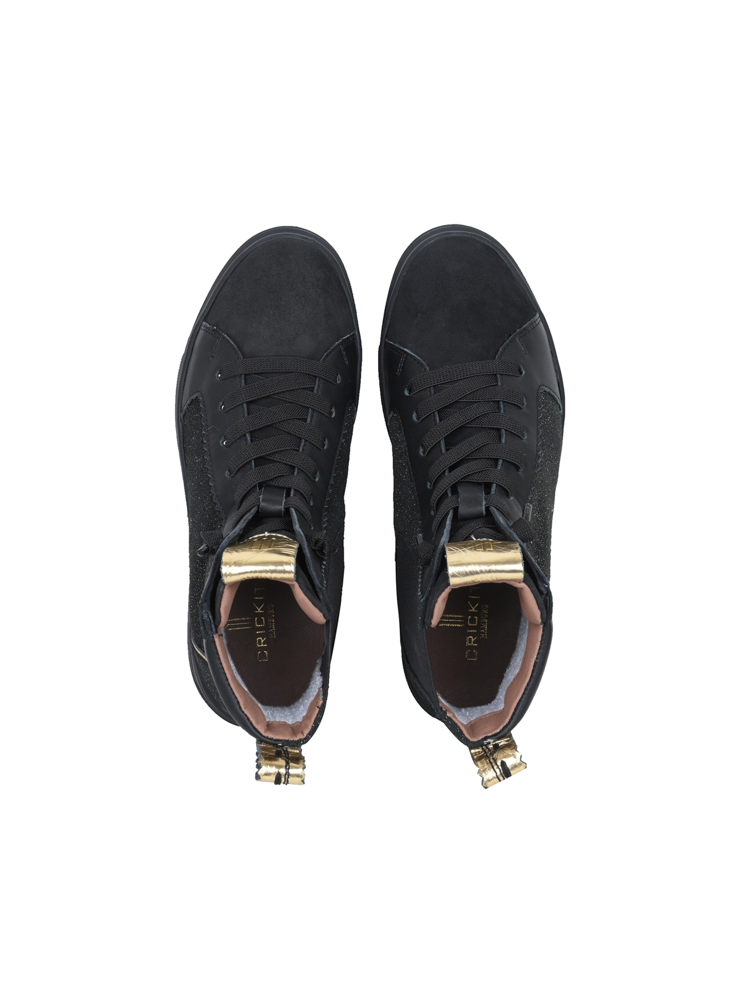 Crickit Sneakers hoog ' SOLE ' in Zwart