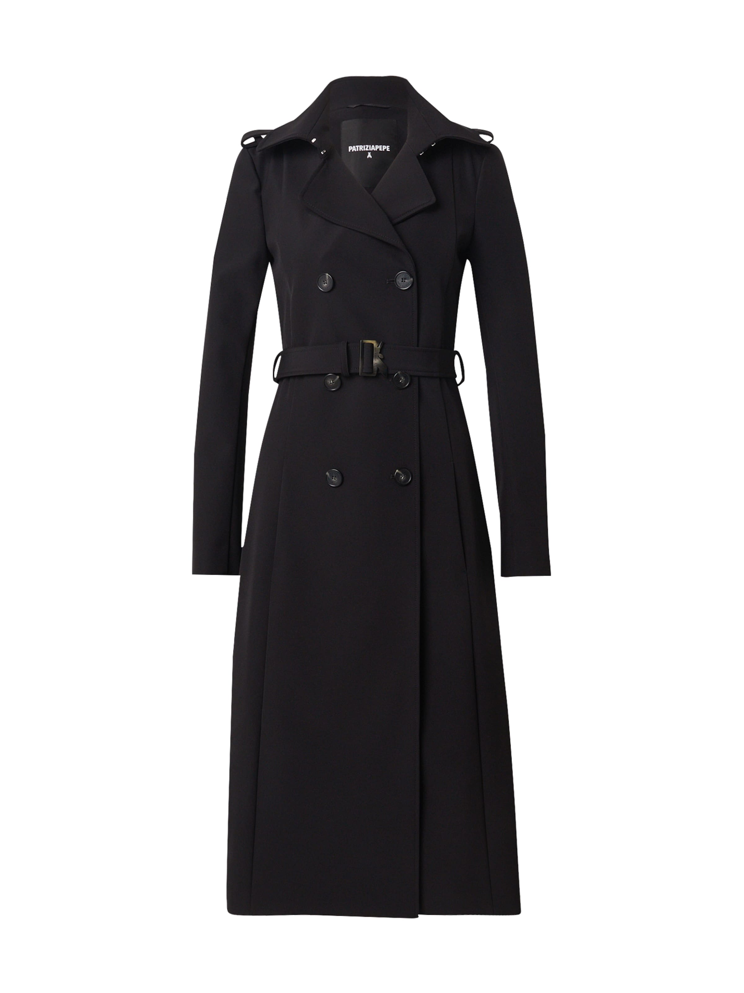 PATRIZIA PEPE Átmeneti kabátok - fekete: elől