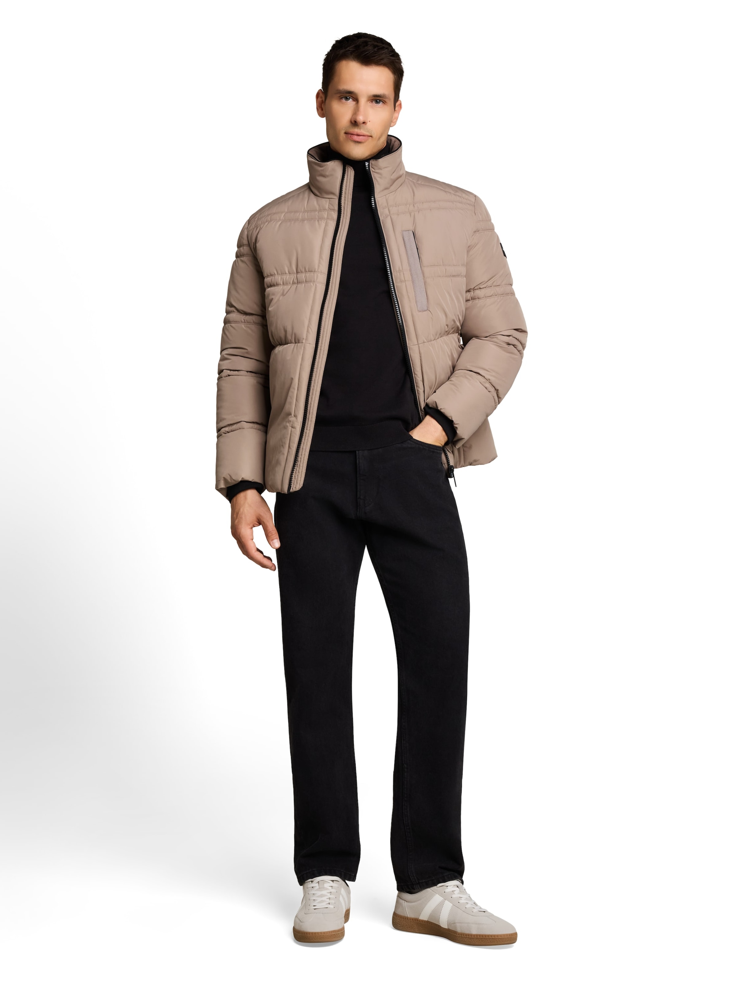 TOM TAILOR Winter jacket in Brown