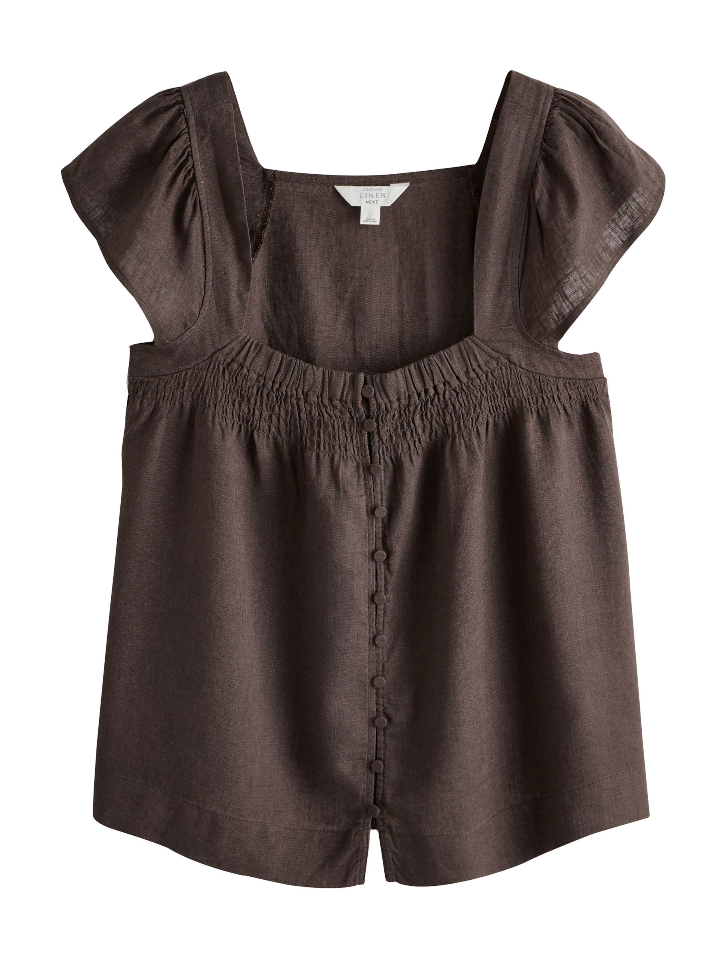 Next Blouse in Brown: front