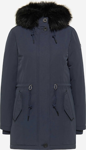 DreiMaster Klassik Winterparka in Blauw: voorkant