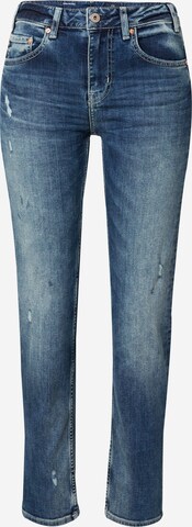 AG Jeans Slimfit Jeans 'GIRLFRIEND' in Blauw: voorkant