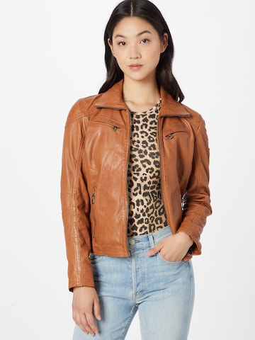 Gipsy Between-season jacket 'Cyndie' in Brown: front