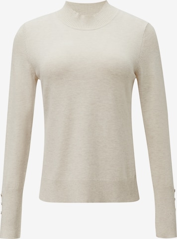 Pull-over COMMA en beige : devant