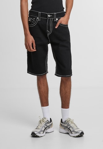 True Religion Regular Shorts 'Ricky Big' in Schwarz: Vorderseite
