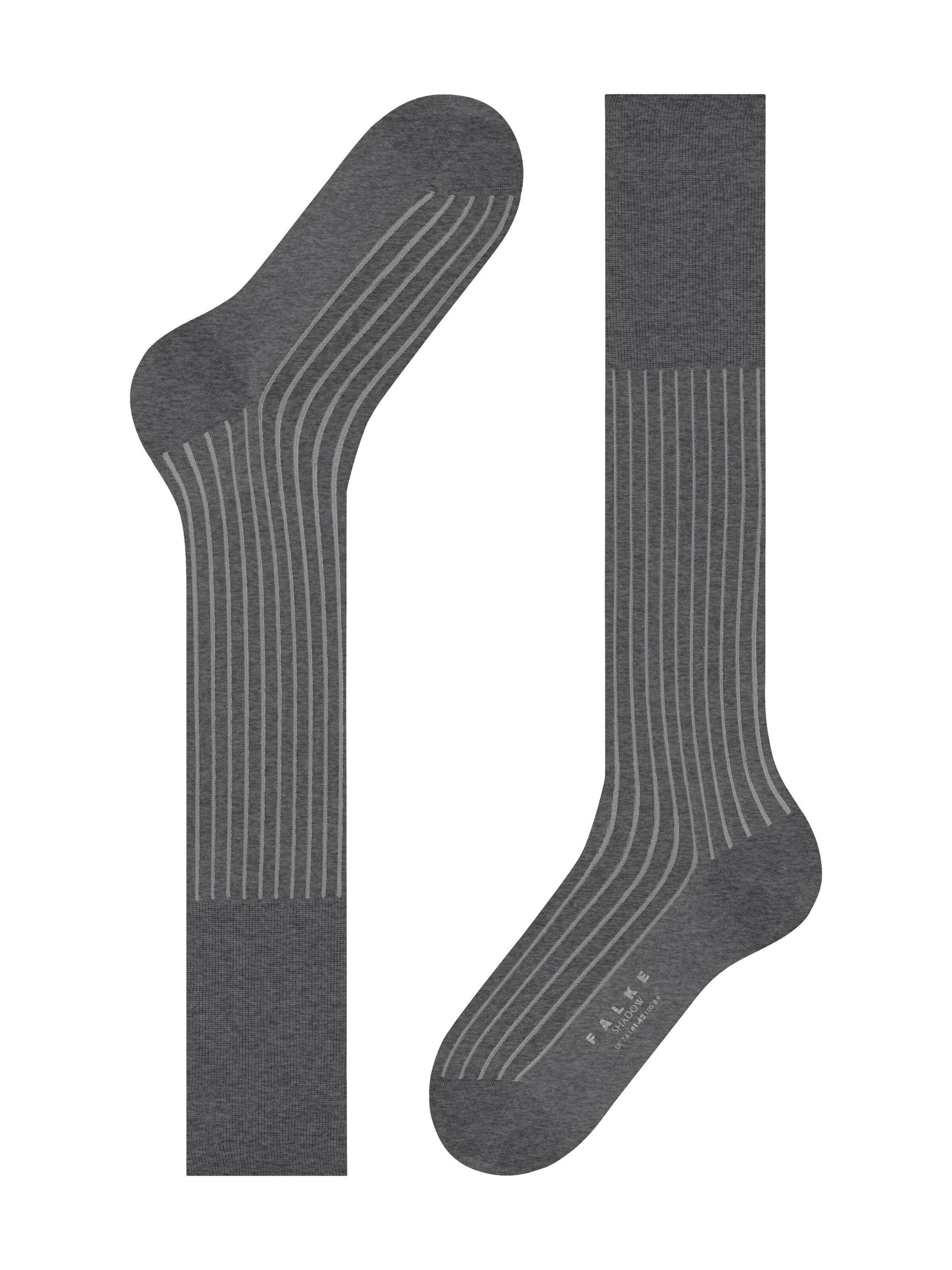 FALKE Knee High Socks 'Shadow' in Grey