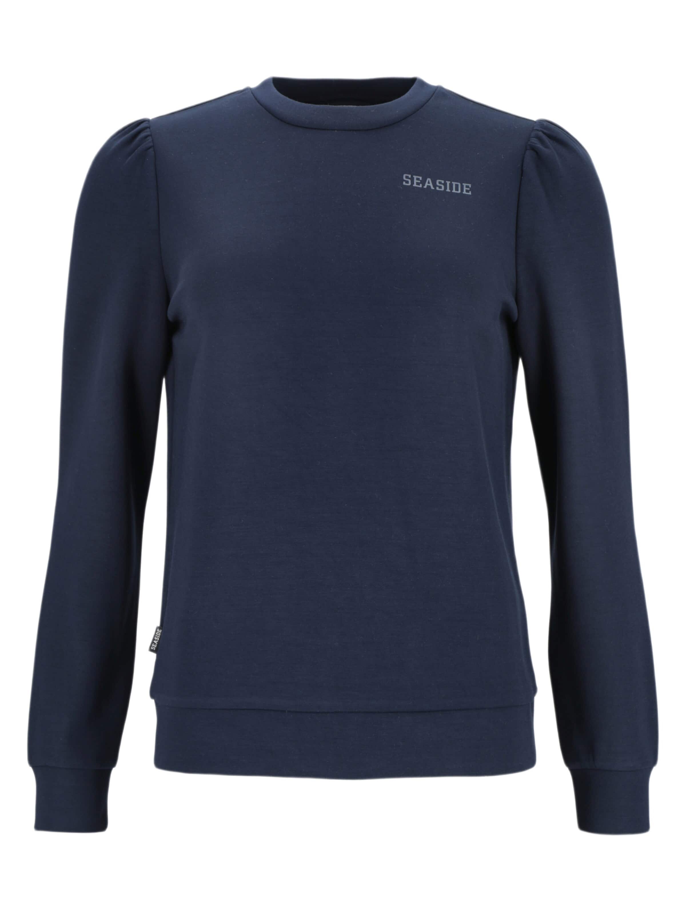 Seaside Sweatshirt 'Lounge' in Blue: front