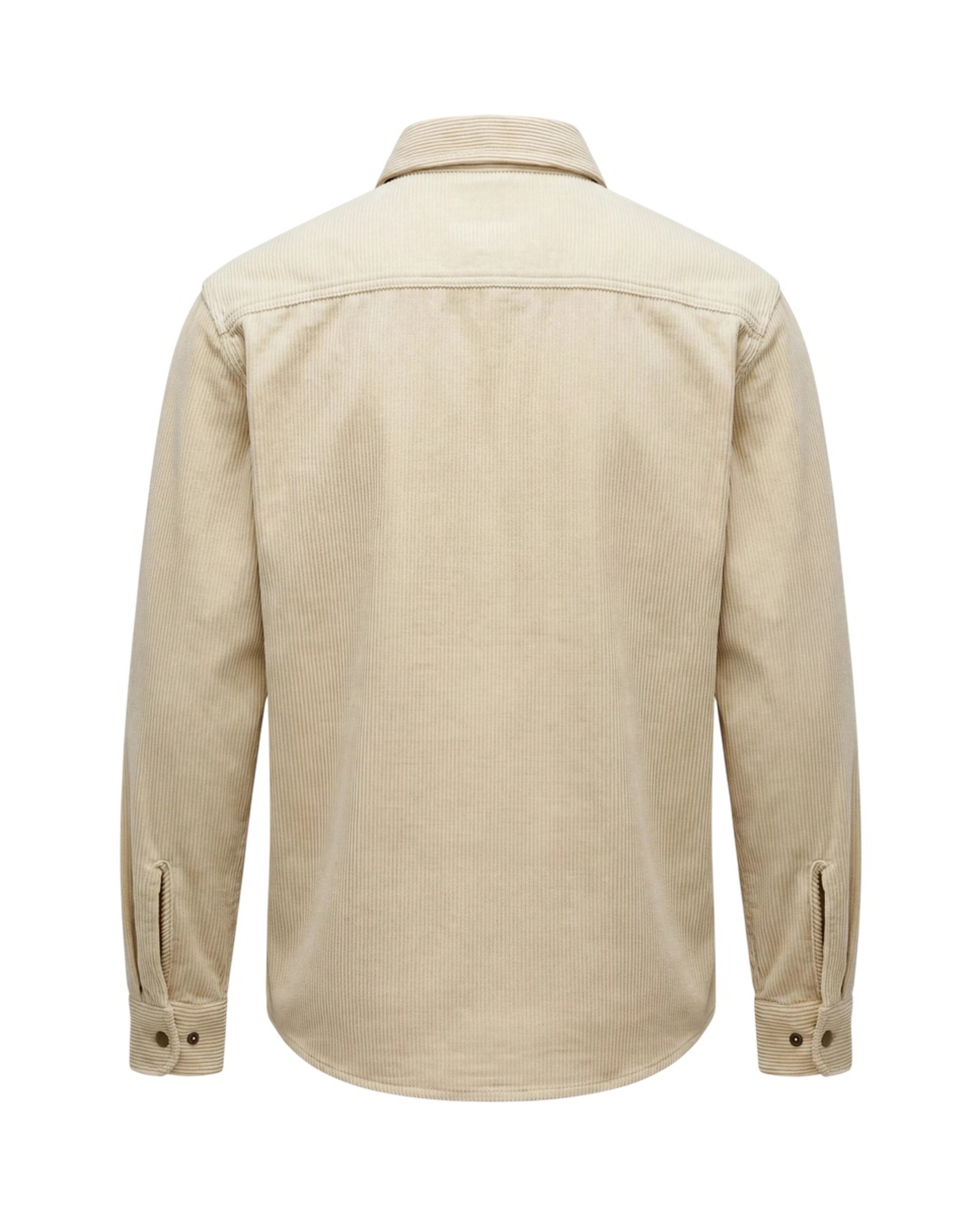 NAPAPIJRI Comfort fit Button Up Shirt 'LAVVU' in Beige