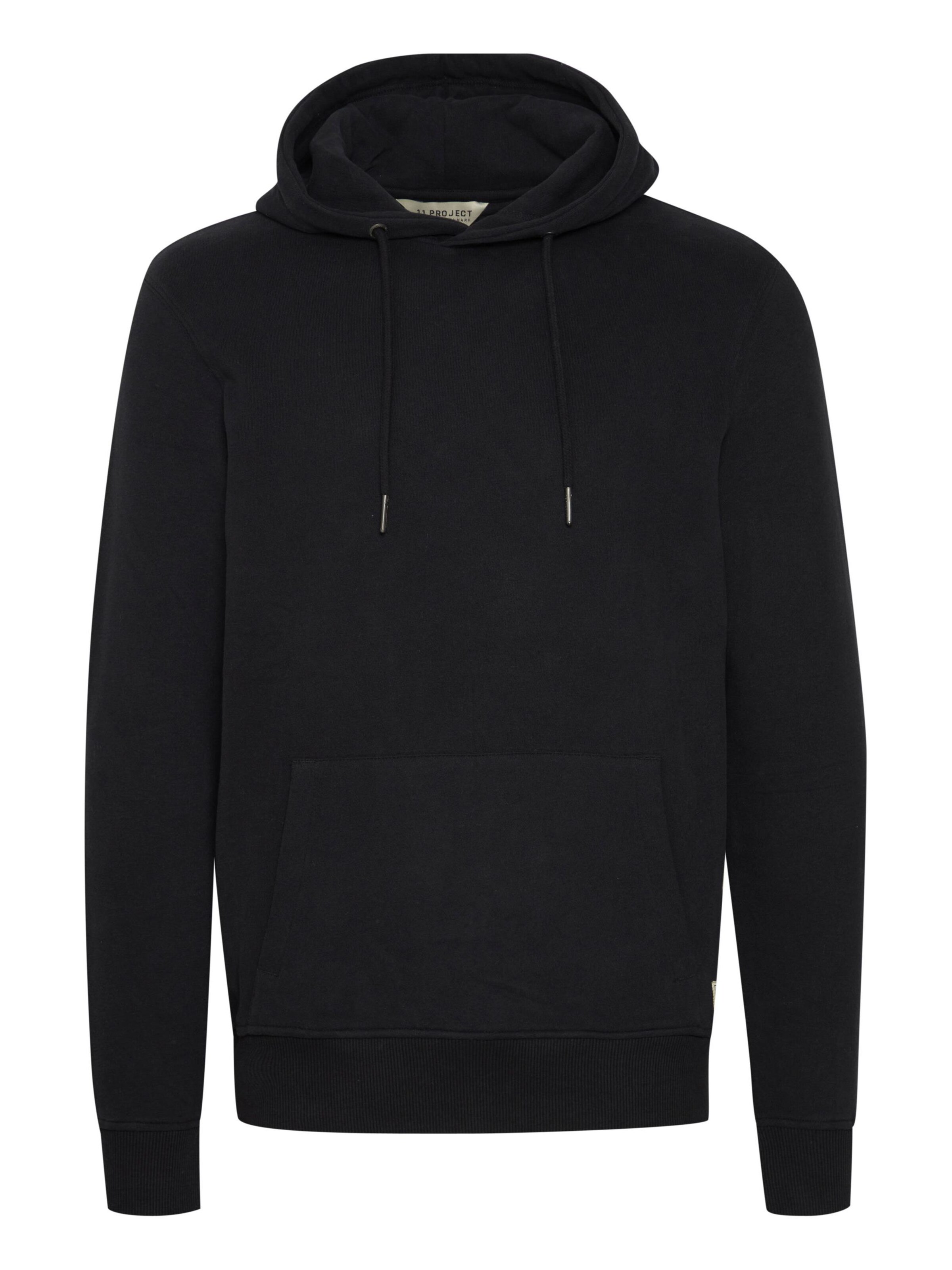11 Project Sweatshirt 'Thore' in Black: front