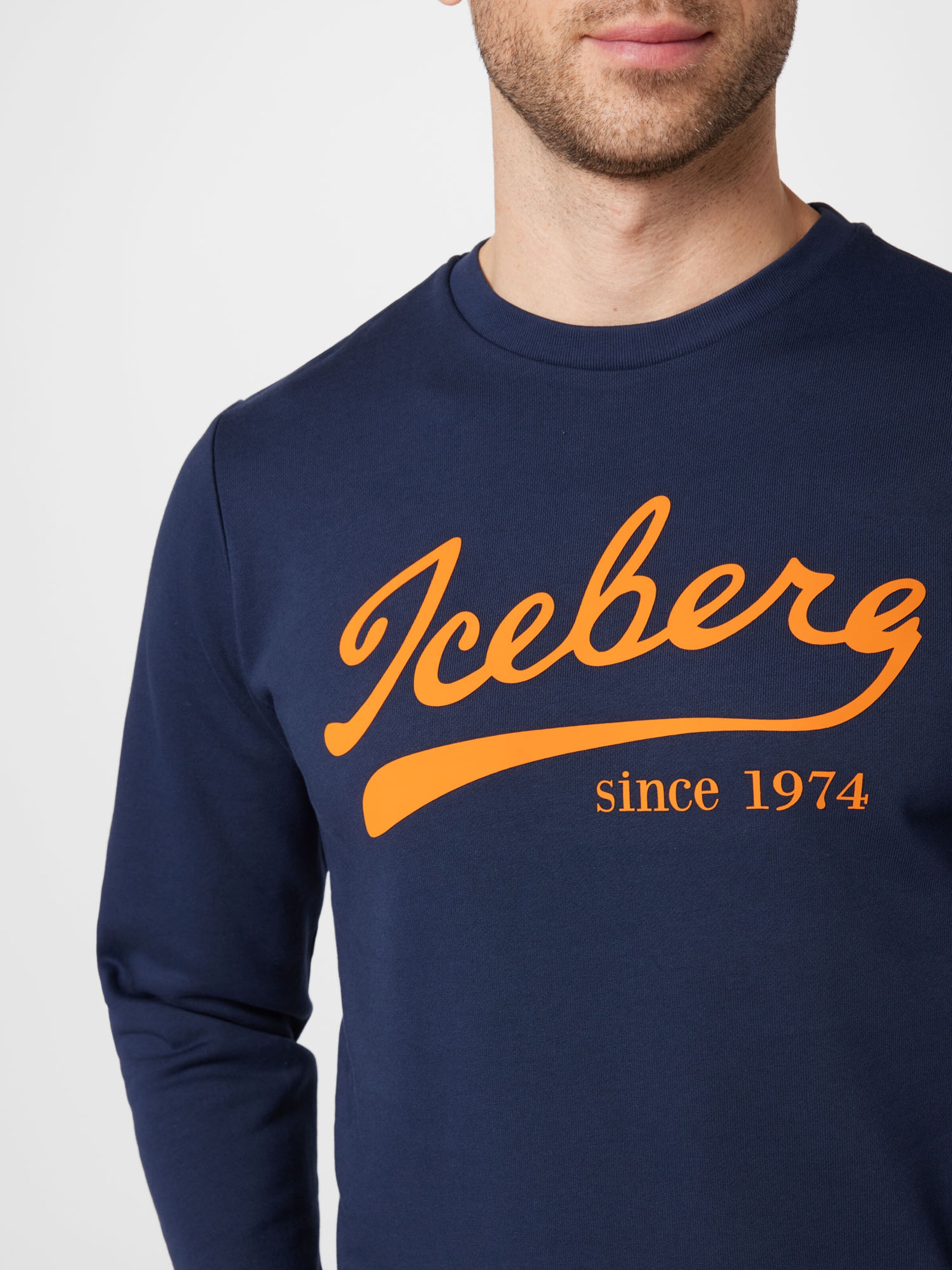 Vêtements Sweat-shirt FELPA ICEBERG en Bleu Marine 