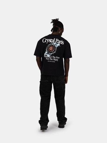 Crystal Paris Shirt 'Time' in Black