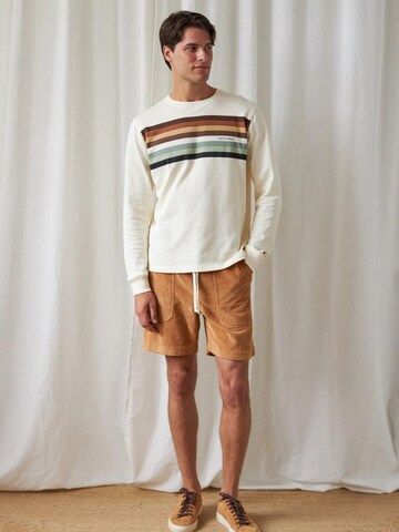 Twothirds Sweatshirt 'Mouli - Ecru' in Beige: front