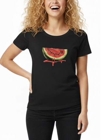 MAKAYA Shirt 'Watermelon' in Black